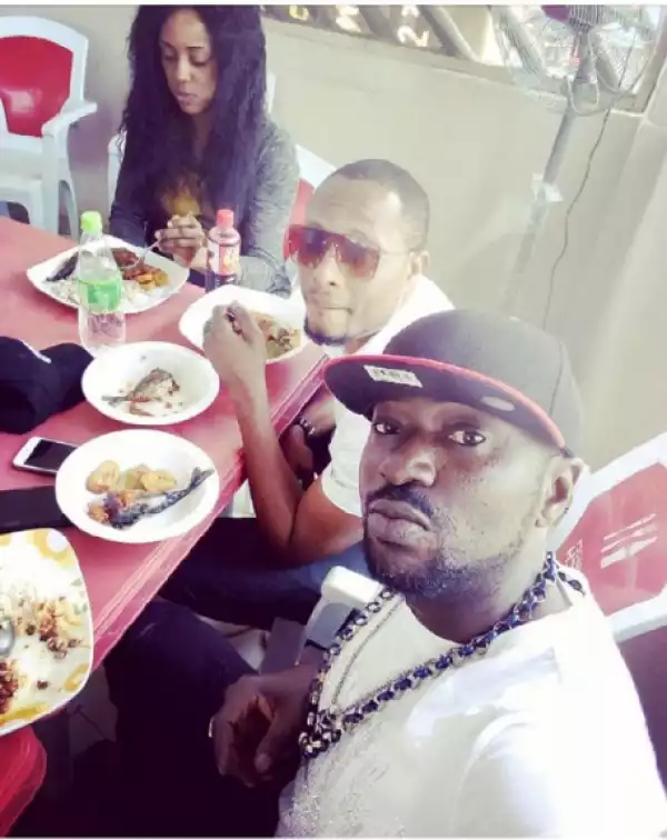 Blackface And Faze Alone Hang Out Together In Abuja (Photo)
